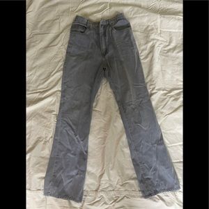 vintage high waisted flare jeans